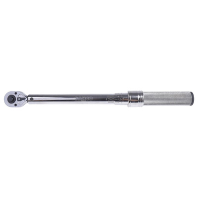 Bahco Click Torque Wrench, 10 → 60Nm, 3/8 in Drive, Square Drive