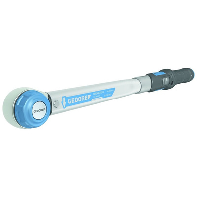 Gedore Click Torque Wrench, 40 → 200Nm, 1/2 in Drive, Square Drive, 12.5 x 12.5mm Insert