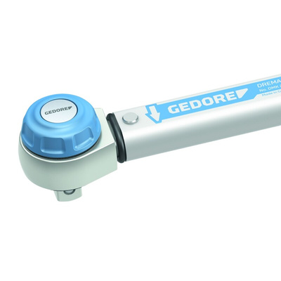 Gedore Click Torque Wrench, 40 → 200Nm, 1/2 in Drive, Square Drive, 12.5 x 12.5mm Insert