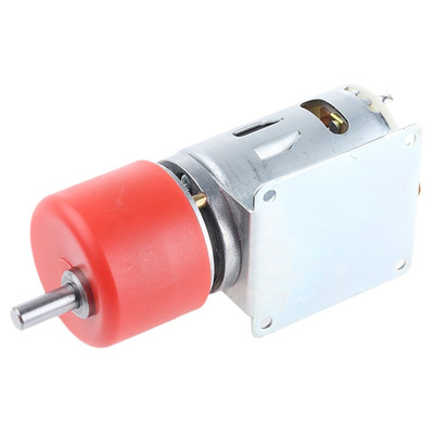 RS PRO Brushed Geared DC Geared Motor, 19.8 W, 12 V dc, 59 Ncm, 29 rpm, 6mm Shaft Diameter