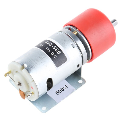 RS PRO Brushed Geared DC Geared Motor, 19.8 W, 12 V dc, 59 Ncm, 29 rpm, 6mm Shaft Diameter