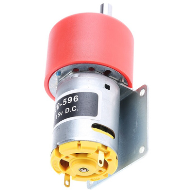 RS PRO Brushed Geared DC Geared Motor, 7.98 W, 12 V dc, 59 Ncm, 116 rpm, 6mm Shaft Diameter