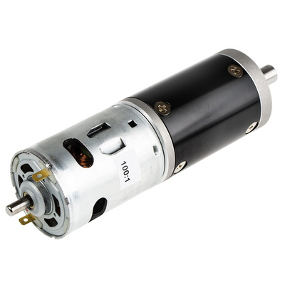 RS PRO Brushed Geared DC Geared Motor, 38.7 W, 12 V dc, 98 Ncm, 43 rpm, 12mm Shaft Diameter