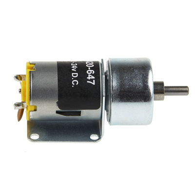 RS PRO Brushed Geared DC Geared Motor, 1.31 W, 12 V dc, 15 Ncm, 6 rpm, 4mm Shaft Diameter