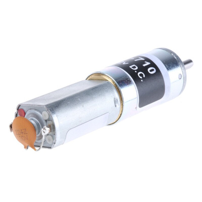RS PRO Brushed Geared DC Geared Motor, 0.39 W, 12 V dc, 24 Ncm, 6 rpm, 3mm Shaft Diameter