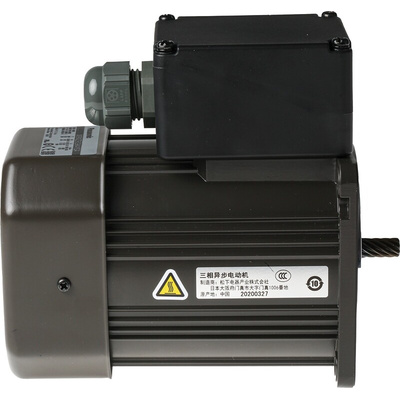 Panasonic M9M Reversible Induction AC Motor, 90 W, 3 Phase, 4 Pole, 230 V