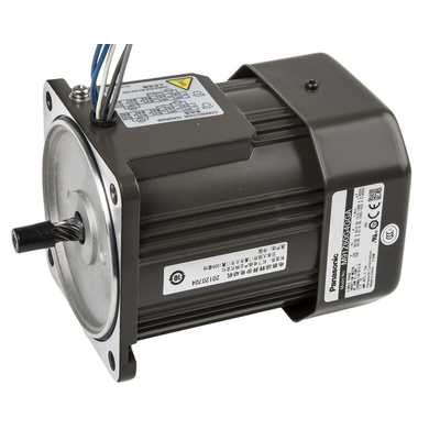 Panasonic M91 Reversible Induction AC Motor, 60 W, 1 Phase, 4 Pole, 230 V