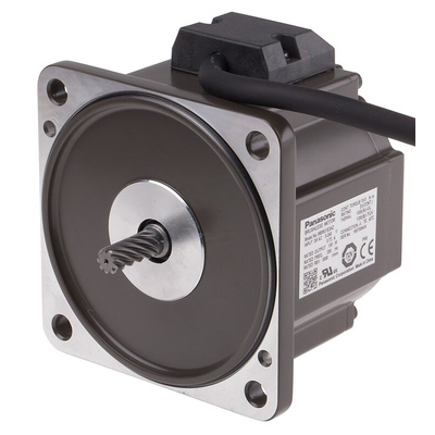 Panasonic GV Reversible Brushless AC Motor, 130 W, 1, 3 Phase, 8 Pole, 200 V
