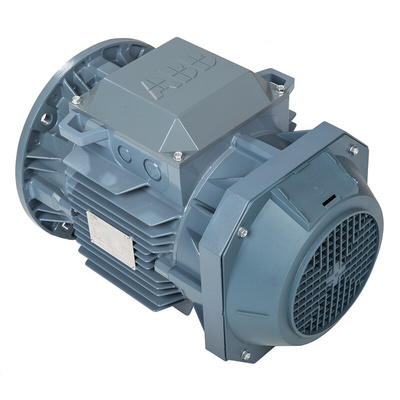 ABB Squirrel Cage Motor AC Motor, 4 kW, IE3, 3 Phase, 4 Pole, 400 V, 415 V, 690 V, Flange Mount Mounting