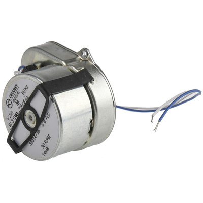 Crouzet Clockwise Synchronous Geared AC Geared Motor, 3 W, 230 V