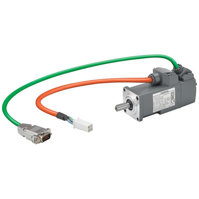Siemens 1FL6024 Synchronous AC Motor, 100 W, 230 V, Flange Mount Mounting