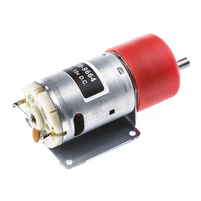 RS PRO Brushed Geared DC Geared Motor, 19.8 W, 12 V dc, 10 Ncm, 1095 rpm, 6mm Shaft Diameter