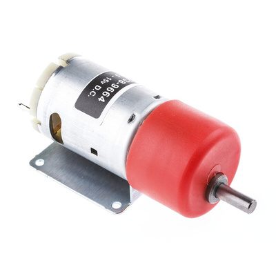 RS PRO Brushed Geared DC Geared Motor, 19.8 W, 12 V dc, 10 Ncm, 1095 rpm, 6mm Shaft Diameter