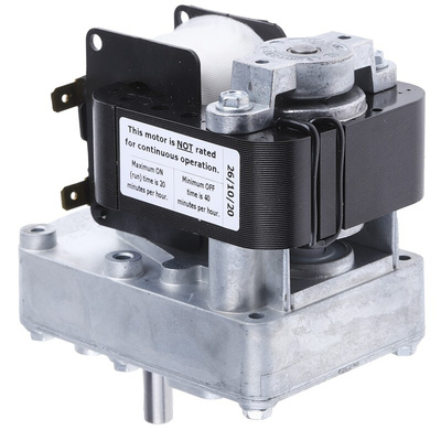 Mellor Electric Clockwise Shaded Pole Geared AC Geared Motor, 24 W, 230 V