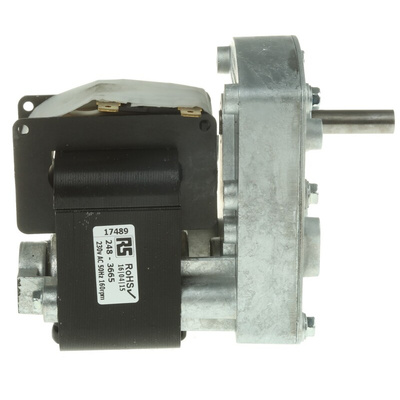 Mellor Electric Clockwise Shaded Pole Geared AC Geared Motor, 24 W, 230 V