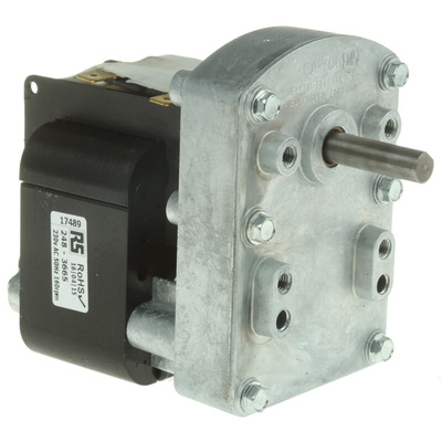 Mellor Electric Clockwise Shaded Pole Geared AC Geared Motor, 24 W, 230 V