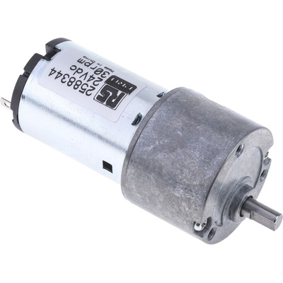 RS PRO Geared DC Geared Motor, 24 V dc, 30 Ncm, 30 rpm, 5mm Shaft Diameter