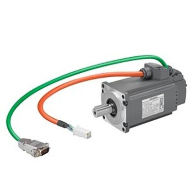 Siemens S-1FL6 Clockwise Synchronous Servo Motor, 0.4 kW, 230 V, Flange Mount Mounting