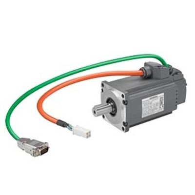 Siemens S-1FL6 Clockwise Synchronous Servo Motor, 0.4 kW, 230 V, Flange Mount Mounting