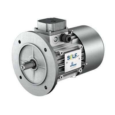Motovario M Reversible Asynchronous AC Motor, 1.5 kW, IE3, 3 Phase, 4 Pole, 400 V, Flange Mount Mounting