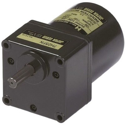 NIDEC ADVANCED MOTOR Induction Geared AC Geared Motor, 3 W, 1 Phase, 100 V