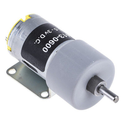 RS PRO Brushed Geared DC Geared Motor, 1.71 W, 3 V dc, 10 Ncm, 72 rpm, 4mm Shaft Diameter