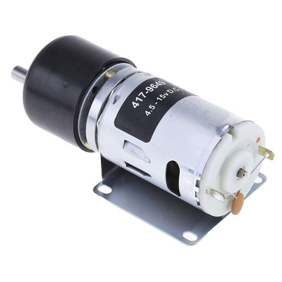 RS PRO Brushed Geared DC Geared Motor, 19.8 W, 12 V dc, 59 Ncm, 4 rpm, 6mm Shaft Diameter
