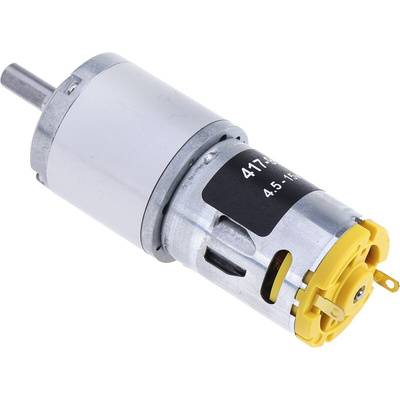 RS PRO Brushed Geared DC Geared Motor, 7.92 W, 12 V dc, 98 Ncm, 99 rpm, 6mm Shaft Diameter
