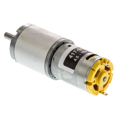 RS PRO Brushed Geared DC Geared Motor, 7.92 W, 12 V dc, 98 Ncm, 19 rpm, 6mm Shaft Diameter