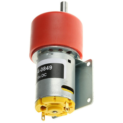 RS PRO Brushed Geared DC Geared Motor, 7.92 W, 12 V dc, 59 Ncm, 67 rpm, 6mm Shaft Diameter