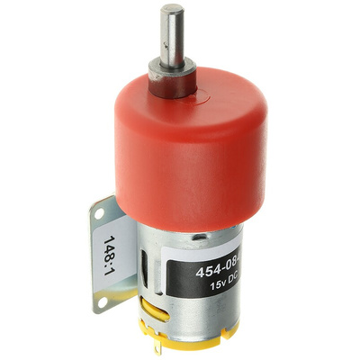 RS PRO Brushed Geared DC Geared Motor, 7.92 W, 12 V dc, 59 Ncm, 67 rpm, 6mm Shaft Diameter