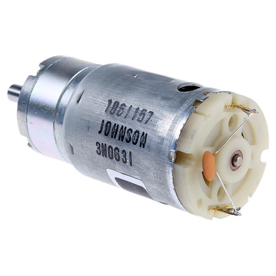 RS PRO Brushed Geared DC Geared Motor, 19.8 W, 12 V dc, 20 Ncm, 3090 rpm, 6mm Shaft Diameter