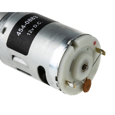 RS PRO Brushed Geared DC Geared Motor, 19.8 W, 12 V dc, 98 Ncm, 120 rpm, 6mm Shaft Diameter