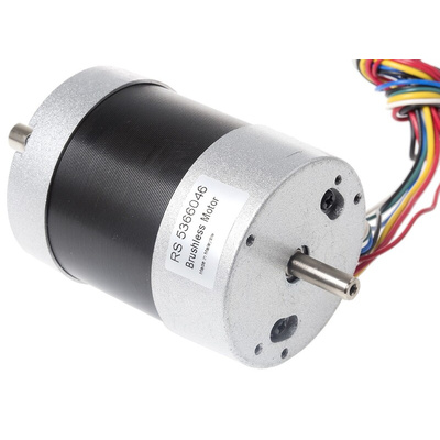 RS PRO Brushless DC Motor, 36 V dc, 0.68 Nm, 4000 rpm, 8mm Shaft Diameter