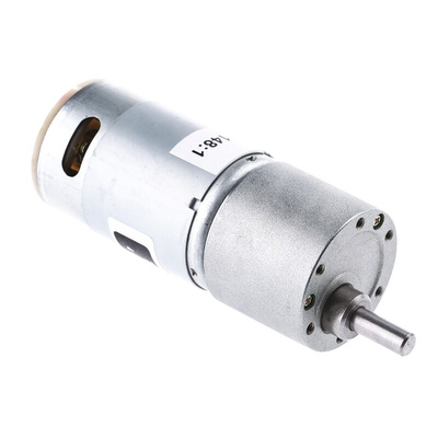 RS PRO Geared DC Motor, 11 W, 4.5 → 15 V dc, 206 gcm, 5216 rpm, 6mm Shaft Diameter