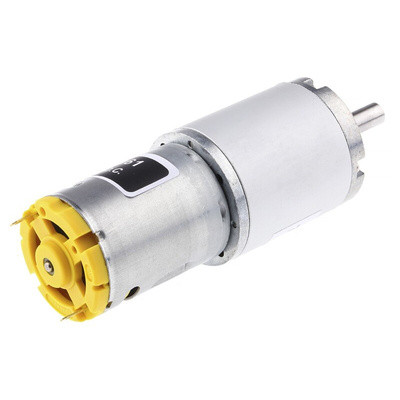 RS PRO Geared DC Motor, 7.98 W, 6 → 15 V dc, 78.4 gcm, 14.5 rpm, 6mm Shaft Diameter