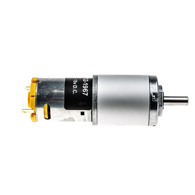 RS PRO Geared DC Motor, 7.98 W, 6 → 15 V dc, 78.4 gcm, 41 rpm, 6mm Shaft Diameter