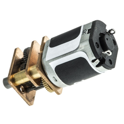 RS PRO Brushed Geared DC Motor, 0.46 W, 6 V dc, 202 g.cm, 145 rpm, 3mm Shaft Diameter