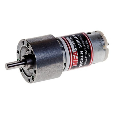 RS PRO Brushed Geared DC Geared Motor, 7 W, 12 V dc, 29 Ncm, 119 rpm, 6mm Shaft Diameter