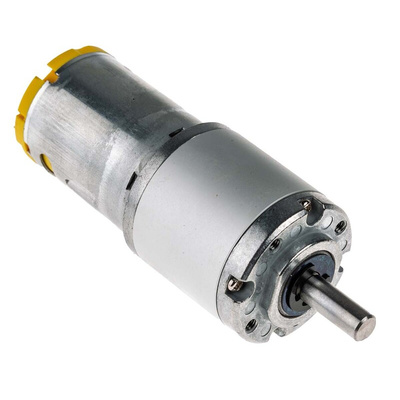 RS PRO Brushed Geared DC Geared Motor, 7.85 W, 12 V dc, 2399 gcm, 228 rpm, 6mm Shaft Diameter