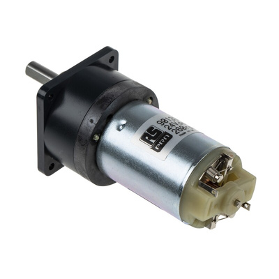 RS PRO Brushed Geared DC Geared Motor, 24 V dc, 70 mNm, 260 rpm, 6mm Shaft Diameter