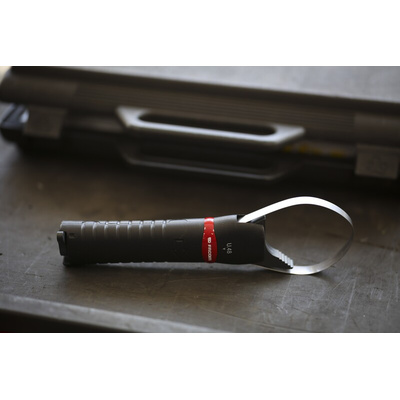Facom Strap Wrench, 105mm Jaw Capacity, Plastic Handle