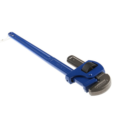 Irwin Pipe Wrench, 600.0 mm Overall, 63mm Jaw Capacity, Metal Handle