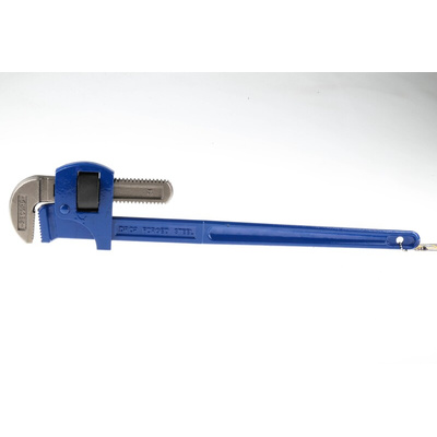 Irwin Pipe Wrench, 600.0 mm Overall, 63mm Jaw Capacity, Metal Handle