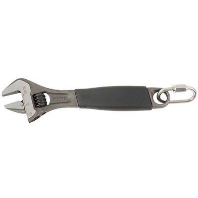 Bahco Adjustable Spanner, 257 mm Overall, 31mm Jaw Capacity, Plastic Handle