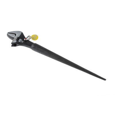 Bahco Adjustable Spanner, 405 mm Overall, 43mm Jaw Capacity, Metal Handle