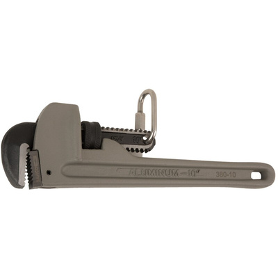 Bahco Pipe Wrench, 253.0 mm Overall, 35mm Jaw Capacity, Metal Handle