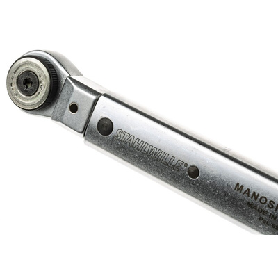 STAHLWILLE Digital Torque Wrench, 6 → 60Nm, 3/8 in Drive, Square Drive, 9 x 12mm Insert