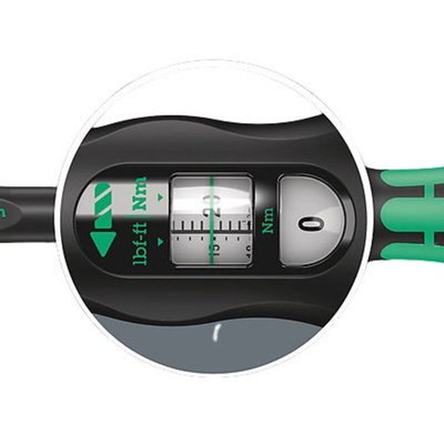 Wera Click-Torque A 6 Set 1 Click Torque Wrench Set, 2.5 → 25Nm, 1/4 in Drive, Hex Drive