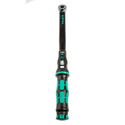 Wera Click-Torque C 3 Set 1 Click Torque Wrench Set, 40 → 200Nm, 1/2 in Drive